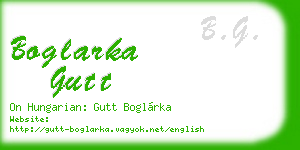 boglarka gutt business card